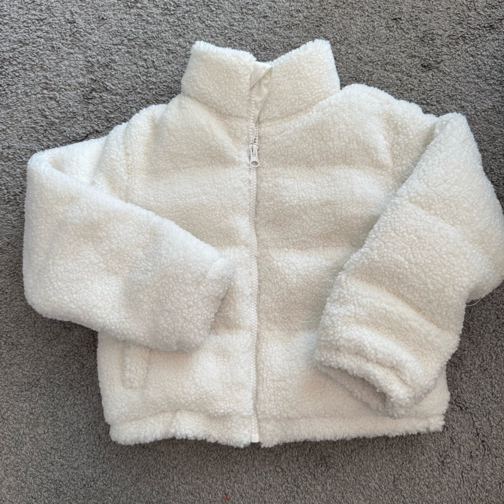 NWOT Art Class Solid Fleece Puffer Jacket